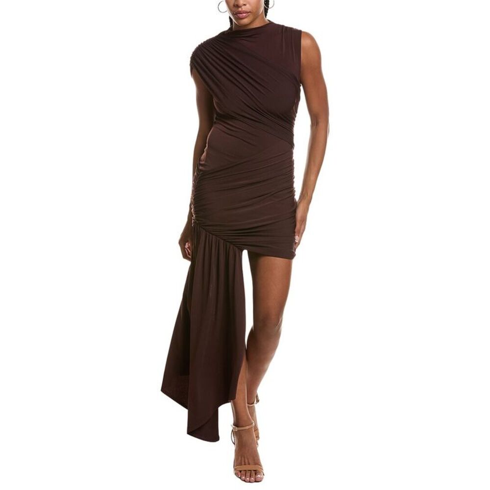 Seraphina Womens Mini Dress, Brown